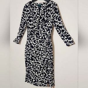 Ralph Lauren black and white dress size:8